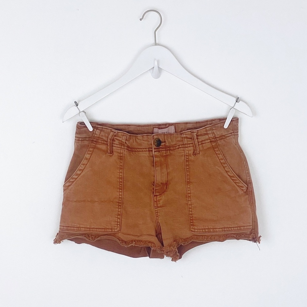 BKE Buckle Women’s Size 26 Modal Blend Dark Beige Khaki Shorts
